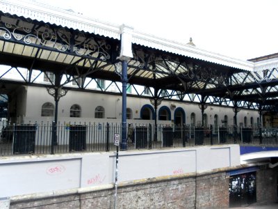 Exterior of Brighton Railway Station (April 2013) (2) photo