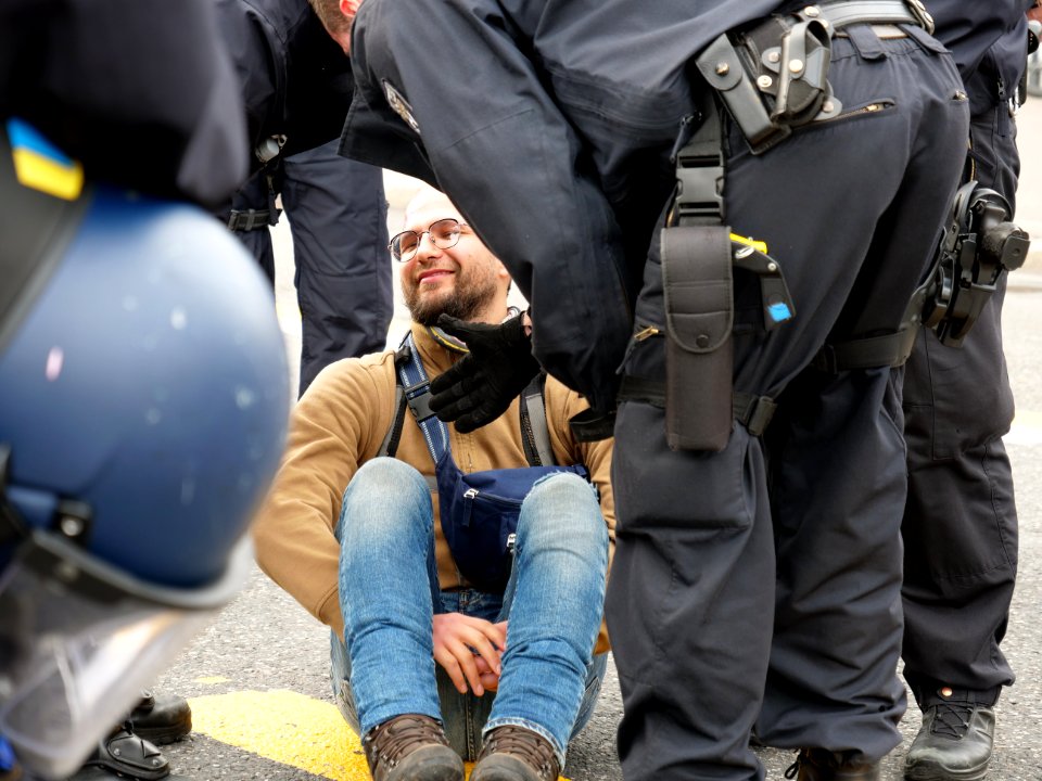 Extinction Rebellion blockade Mühlendammbrücke 2019-10-09 74