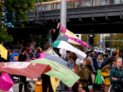 Extinction Rebellion blockade Jannowitzbrücke 2019-10-09 08