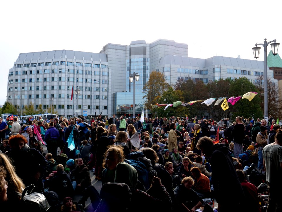 Extinction Rebellion blockade Jannowitzbrücke 2019-10-09 19