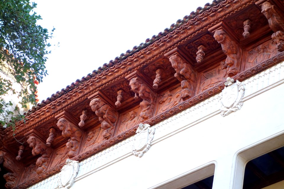 Exterior detail - Casa Grande (Hearst Castle) - DSC06674