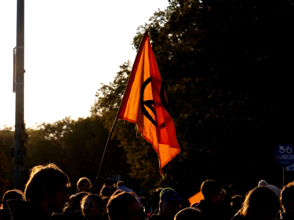 Extinction Rebellion blockade Kottbusser Brücke 2019-10-10 20