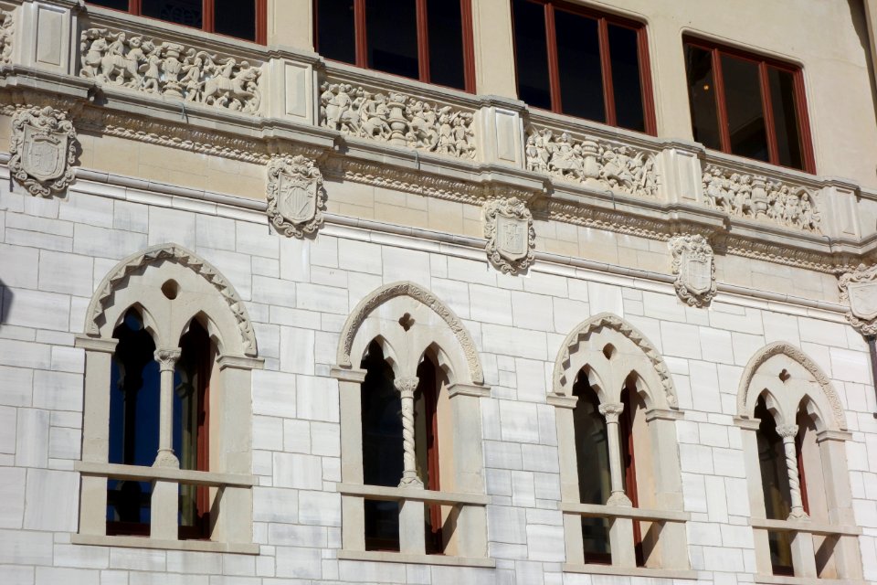 Exterior detail - Casa Grande (Hearst Castle) - DSC06683