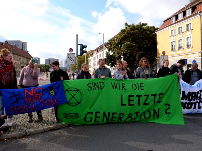 Extinction Rebellion blockade Mühlendammbrücke 2019-10-09 46