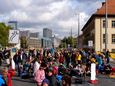 Extinction Rebellion blockade Mühlendammbrücke 2019-10-09 51
