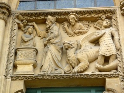 Exterior sculptures of Cathédrale Saint-Étienne de Metz 25