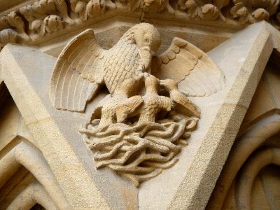 Exterior sculptures of Cathédrale Saint-Étienne de Metz 08