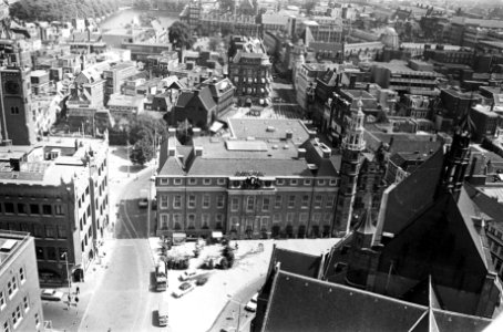 Exterieur vermoedelijk vanaf de Grote Kerk gefotografeerd, Bestanddeelnr 927-9847