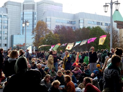 Extinction Rebellion blockade Jannowitzbrücke 2019-10-09 21