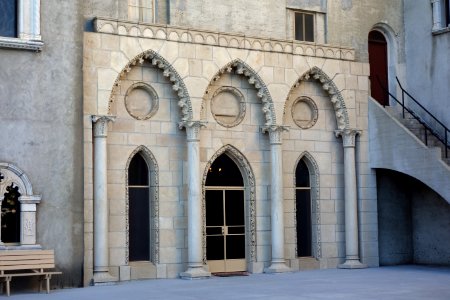 Exterior detail - Casa Grande (Hearst Castle) - DSC07020