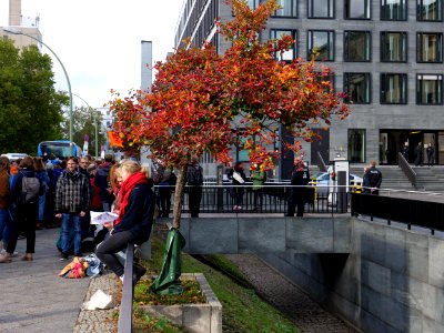 Extinction Rebellion blockade BMVI 2019-10-10 15