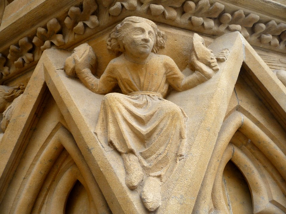 Exterior sculptures of Cathédrale Saint-Étienne de Metz 02