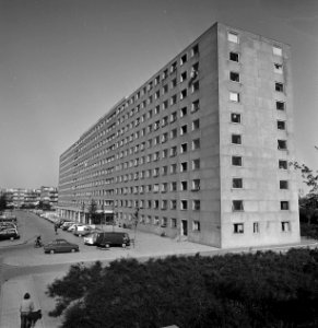 Exterieur van studentenflat Zilverberg, Bestanddeelnr 926-6803