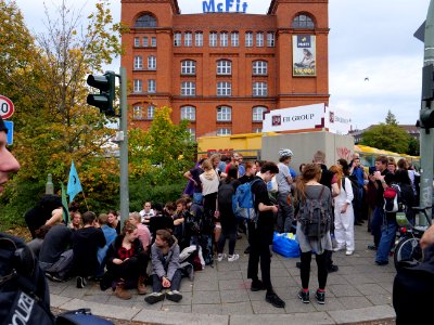 Extinction Rebellion Berlin 2019-10-13 Sachsendamm 02