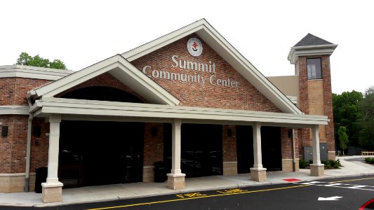 Exterior of the renovated Summit Community Center in Summit NJ photo