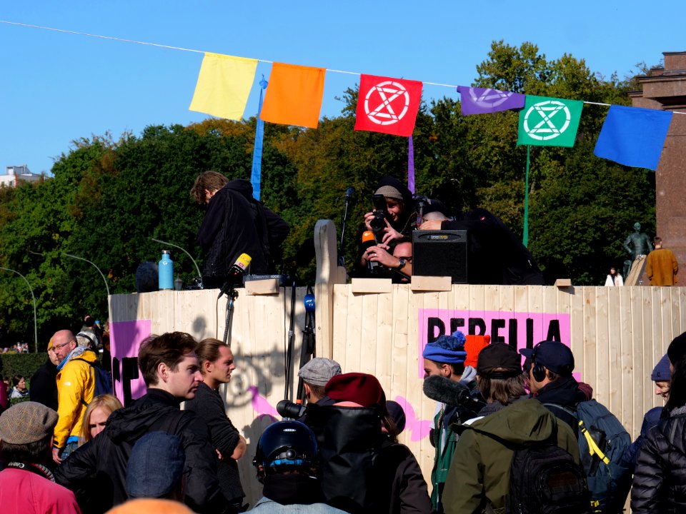 Extinction Rebellion blockade Großer Stern 2019-10-07 19
