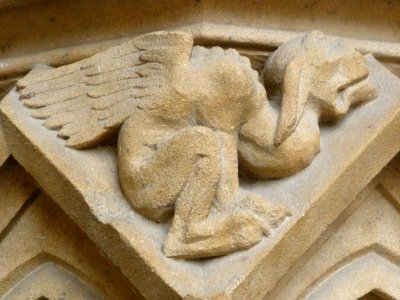 Exterior sculptures of Cathédrale Saint-Étienne de Metz 35