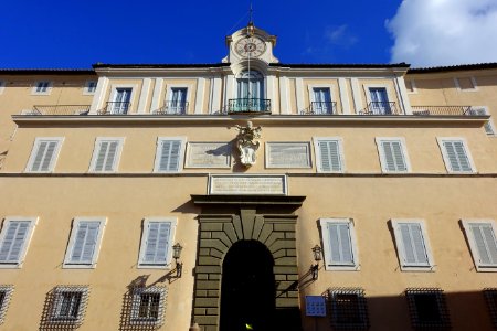 Exterior facade - Pontifical Palace - Castel Gandolfo - DSC04257