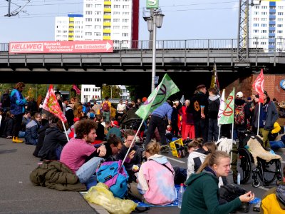 Extinction Rebellion blockade Jannowitzbrücke 2019-10-09 16