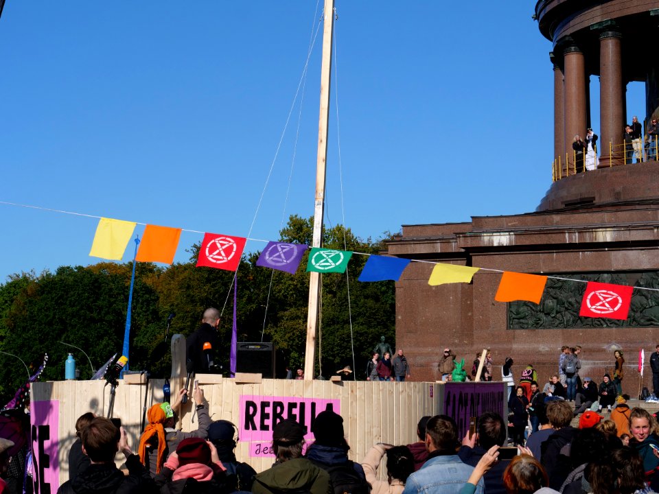 Extinction Rebellion blockade Großer Stern 2019-10-07 21