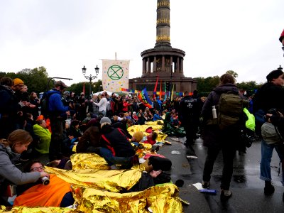 Extinction Rebellion blockade Großer Stern 2019-10-08 51
