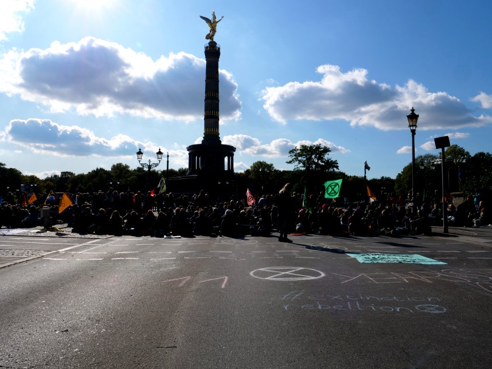 Extinction Rebellion blockade Großer Stern 2019-10-07 44
