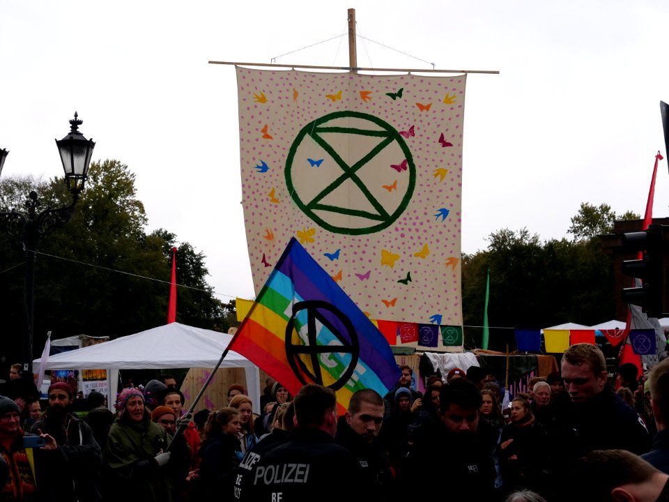 Extinction Rebellion blockade Großer Stern 2019-10-08 57