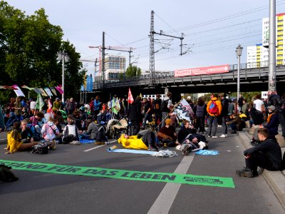 Extinction Rebellion blockade Jannowitzbrücke 2019-10-09 14