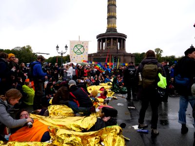 Extinction Rebellion blockade Großer Stern 2019-10-08 50