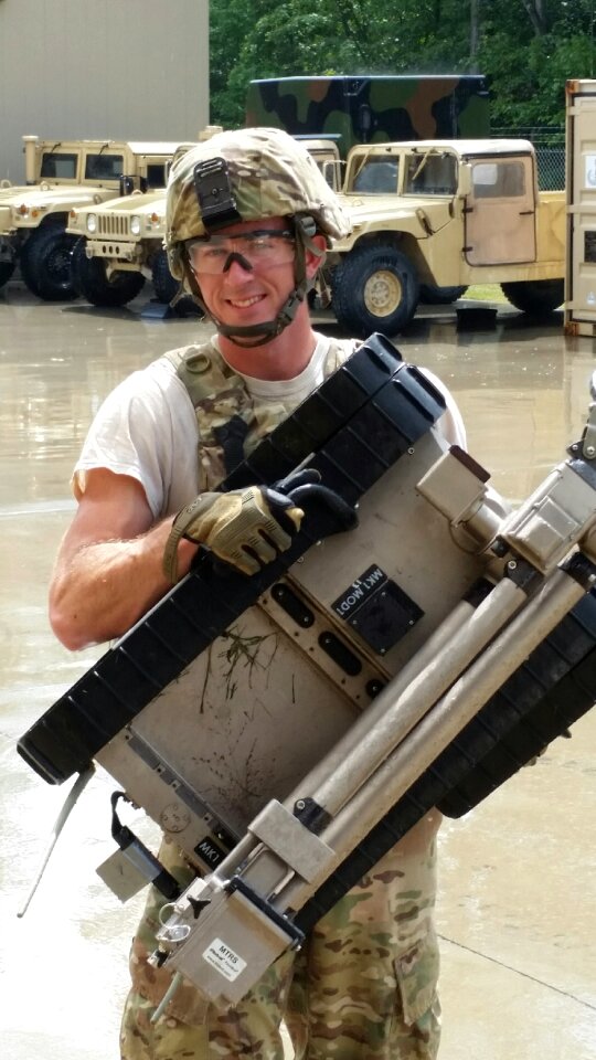 Army rain robot