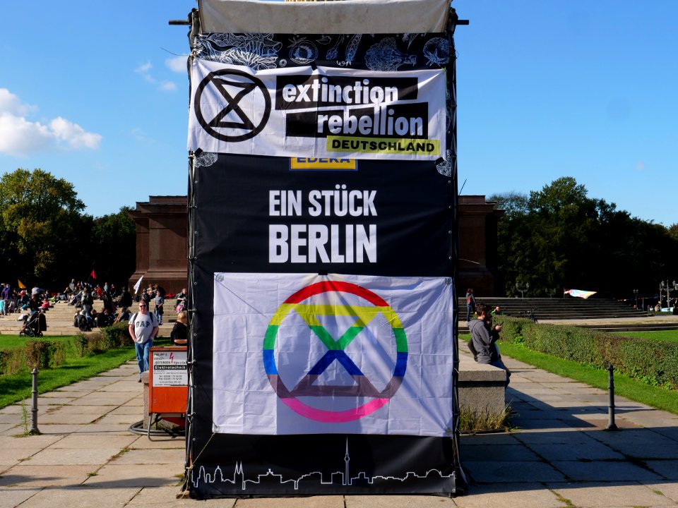 Extinction Rebellion blockade Großer Stern 2019-10-07 18