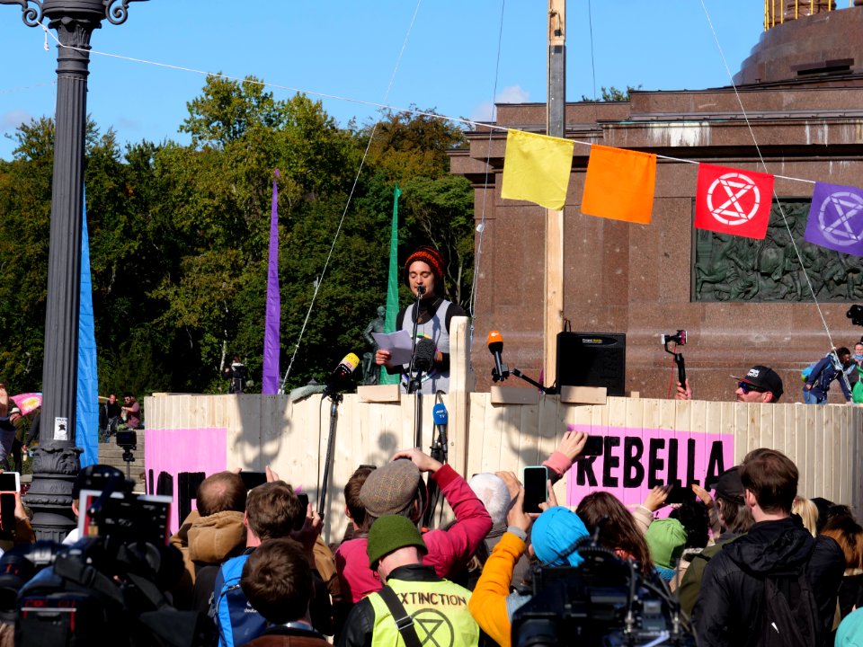 Extinction Rebellion blockade Großer Stern 2019-10-07 27