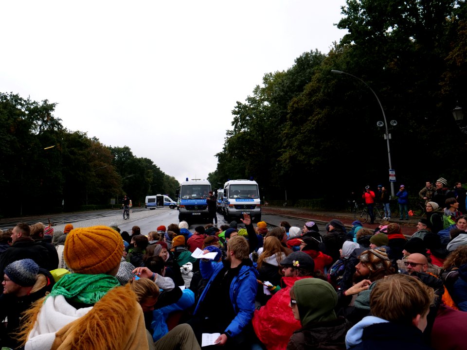 Extinction Rebellion blockade Großer Stern 2019-10-08 29