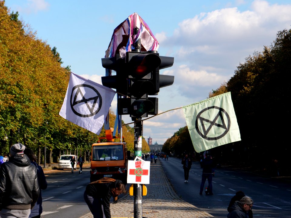 Extinction Rebellion blockade Großer Stern 2019-10-07 43