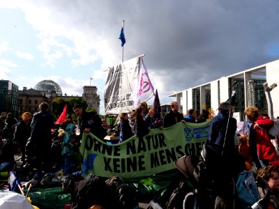Extinction Rebellion blockade Marschallbrücke 2019-10-10 17
