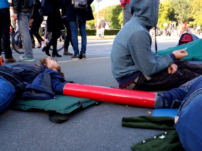 Extinction Rebellion blockade Großer Stern 2019-10-07 107
