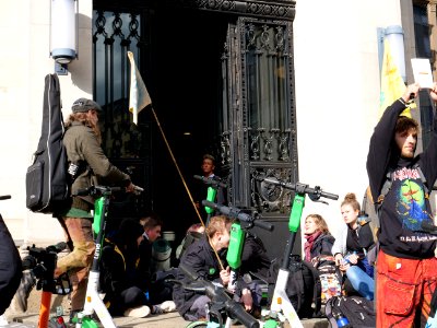 Extinction Rebellion blockade BMVI 2019-10-10 06