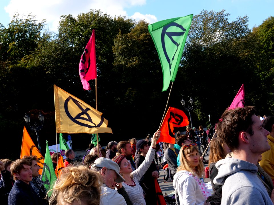 Extinction Rebellion blockade Großer Stern 2019-10-07 23