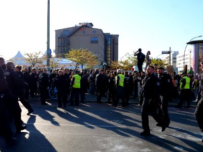 Extinction Rebellion blockade of the Oberbaumbrücke 57
