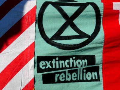 Extinction Rebellion blockade of the Oberbaumbrücke 35