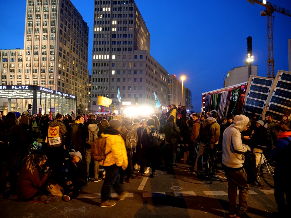 Extinction Rebellion blockade Potsdamer Platz 2019-10-07 121