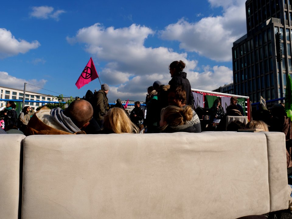 Extinction Rebellion blockade Potsdamer Platz 2019-10-07 10