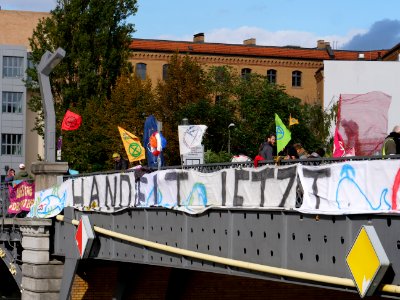 Extinction Rebellion blockade Marschallbrücke 2019-10-10 10