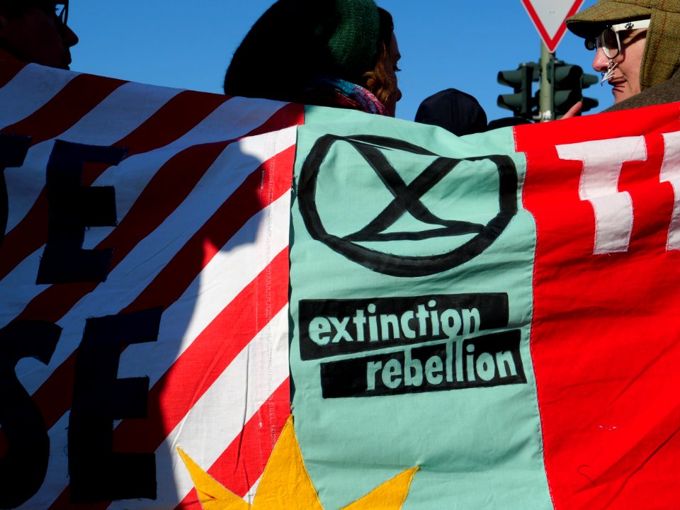 Extinction Rebellion blockade of the Oberbaumbrücke 34