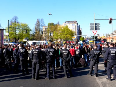 Extinction Rebellion blockade of the Oberbaumbrücke 42