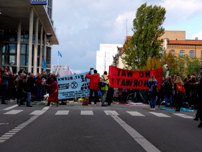 Extinction Rebellion blockade Marschallbrücke 2019-10-10 05