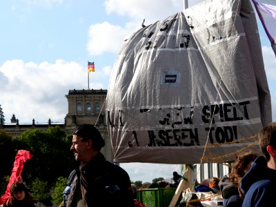 Extinction Rebellion blockade Marschallbrücke 2019-10-10 20