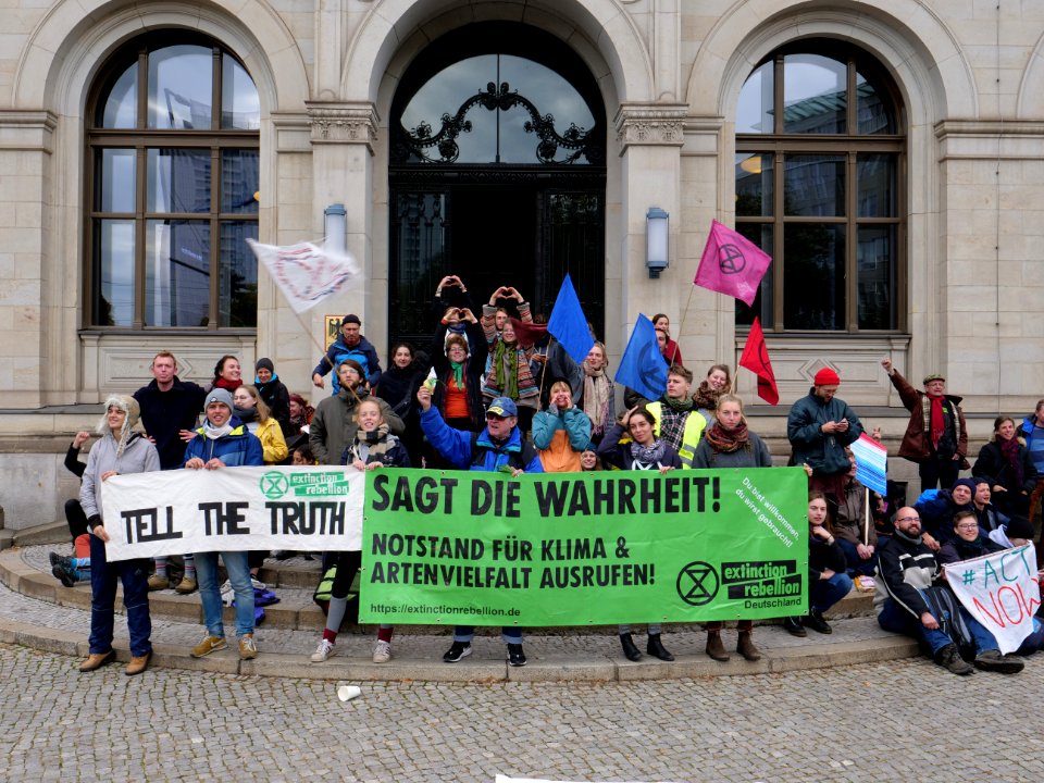 Extinction Rebellion blockade BMVI 2019-10-11 03
