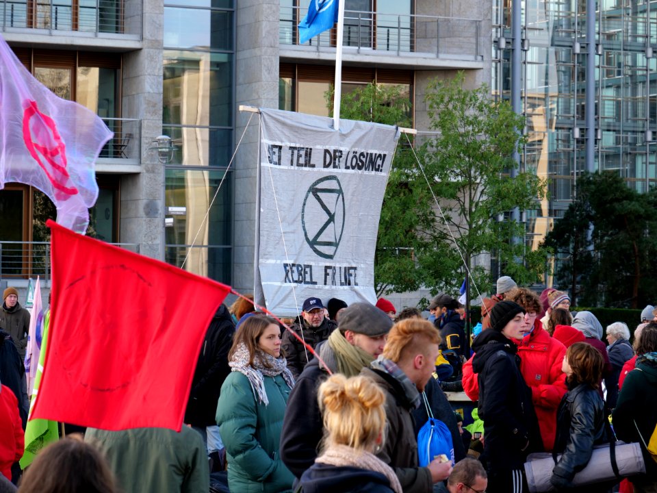 Extinction Rebellion blockade Marschallbrücke 2019-10-09 01