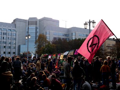 Extinction Rebellion blockade Jannowitzbrücke 2019-10-09 22